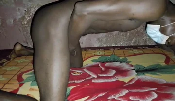African Black Guy Showing His Masturbation Might
