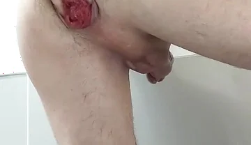 I'm Hiding a Huge Dildo in My Ass