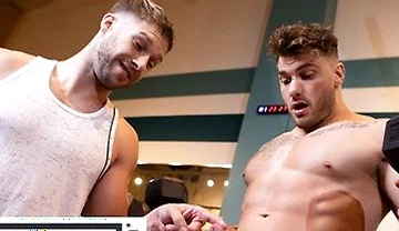 William Seed Pounds Arno Antinos Hole After A Steamy Squat Rack Tease At The Gym
