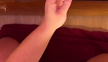 Gorgeous Young Cock at the Gloryhole - We Both Cum on the Cookie and I Eat It Creamy