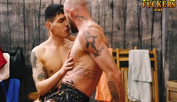 Guillaume Wayne And Bastian Karime In Wet And Sticky Load Inside Bastian . Two Men Share A Long, Sweet, Passionate Encounter. Things Are Better For The Moment But Bastian Knows That, If He Wants His Men In Fighting Form