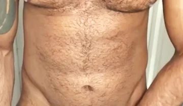 Bearded and Rugged Man Jerking off and Cumming