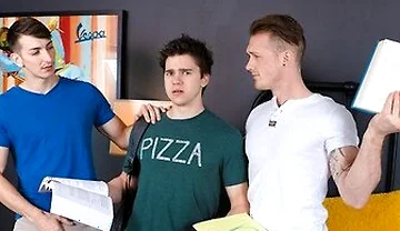 Calculus Can Wait - Three College Studs Dive Deep Into Each Others Tight Holes