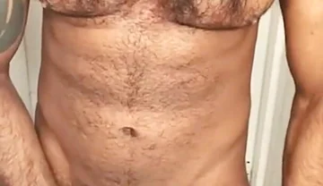 Bearded and Rugged Man Jerking off and Cumming