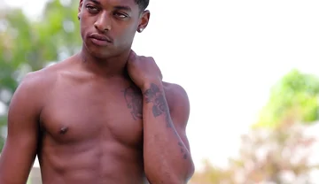 Michael Boston And Ty Santana In Interracial Jockstrap Action