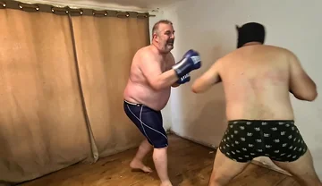 Silver Stepdaddy Boxer Vs Heterofighter - Dirty Boxing Heat