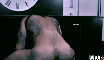 Bearfilms Bearded Gay Marc Giacomo Takes Atlas Grant Hard Cock After Oral