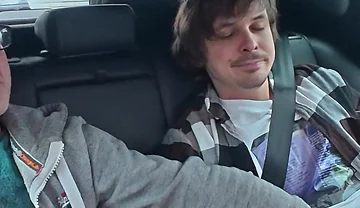 Two Straight Sucks Each Other and Tries to Fuck in the Back of a Car