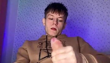 Skinny Twink with a Giant Dick Needs Some Serious Relief