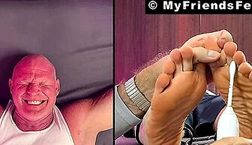 Hunk Dev Giggles Hard While Being Tickled From His Pits To His Feet