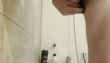 Young French Bisexual in Her Shower