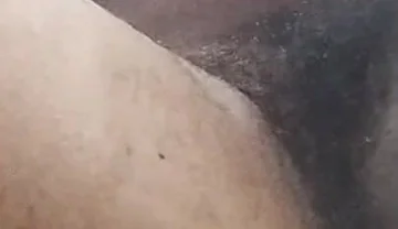 Full Erection of My Uncut Black Hairy Thick Cock and Masturbating Fastly