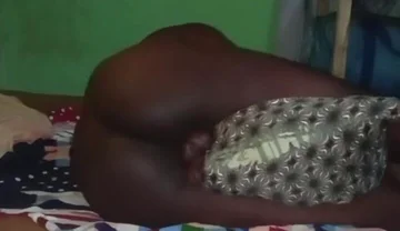 Her Black Asshole Was Dry.