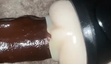 Fucking Torch Fake Pussy Cumming Hard