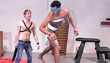 Boundmuclejocks: Damon Takes Hard Flogging And Wax Torment From His Dom Tommy Dean