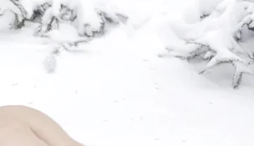 Frozen Heat: Naked in the Snow with a Massive Finish