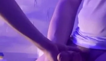 Amateur Boy Squirting Piss on His Step Dad and Sucking His Thick Cock (and Spitting on It) in the Bathroom