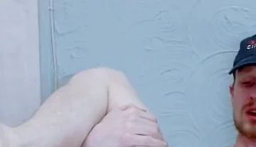 Loud Moaning Legs up Bare Feet Vibrator Deep Inside Tight Hole