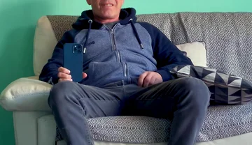 Risky Barber Shop Cum Rubbing to Orgasm with People Nearby