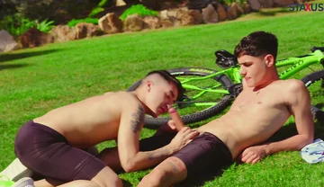 Exchanging Gears And Groans In The Woods