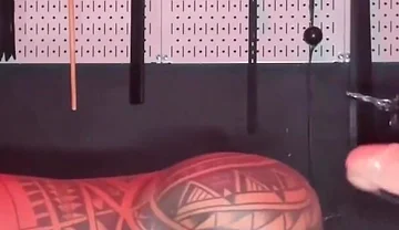 First Time Fisting Video with Cagedjock Part 2 Interview and Fisting, Nipple Play Butt Plug, Massage Machine and Pegging