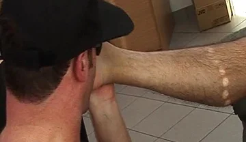 Horny Dude Sucks and Jerks His Buddy on the Couch