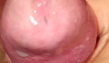 Creamy, Milky POV Cumshot in Slow Motion