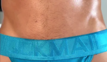 Cum Hard and Oil Body in Jocks