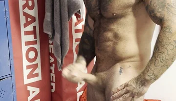 I Got Naughty in the Locker Room with My Huge Cock