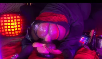 Masturbating My Big Ass with a Dildo