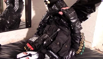 Swat biker gloves cum load