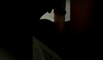 Ebony Boy Having a Good Bight