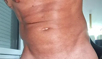 Big on My Belly After One Hell of an Ejaculation