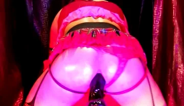 Twerking in a Miniskirt While Riding My Dildo 2