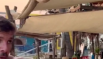 Punching Bag on Zipolite Beach