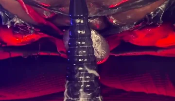 Femboy Bottom Dipsodeep Creams Butthole with Large Dildo - Anal Training