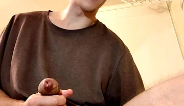 Getting anal orgasm with pink rubber penis