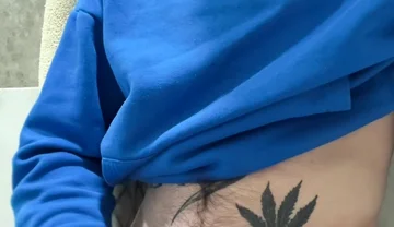 Revaz Masturbates Her Dick and Cums