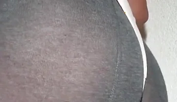 Nice Nylon Ass Posing and Spanking