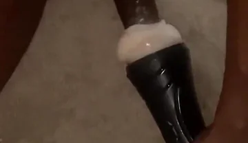 On My Knees Fucking Torch Fake Pussy