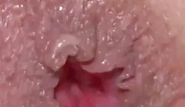Extreme Closeup Dildo Anal Creampie