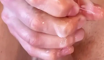 Good Creamy Cock Jerking