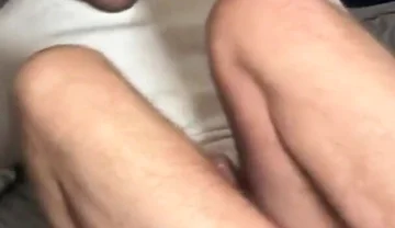 Nice Morning Jerking with Cum on My Ass
