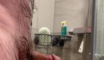 Shower Then Wank on the Sofa
