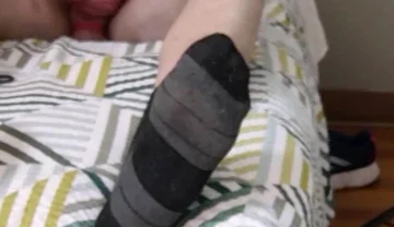 Watch Me Bust Stroke Close up Laying Down on Bed