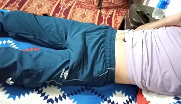 Wow First Time Touch My Stepbrother Big Cock in Midnight Pant