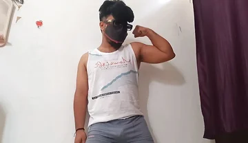 Desi Tamil Boy Showing Cock and Cumshot Video