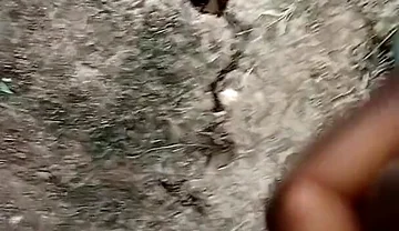 African Boy Masturbating Inside the Bush