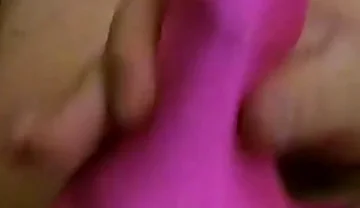 Tiny Pink Sissy Thong Bulge Play Jerk & Cum