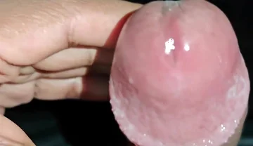 Just Slowly Edging My Cock. It's Absolutely Drenched in My Pre-cum.